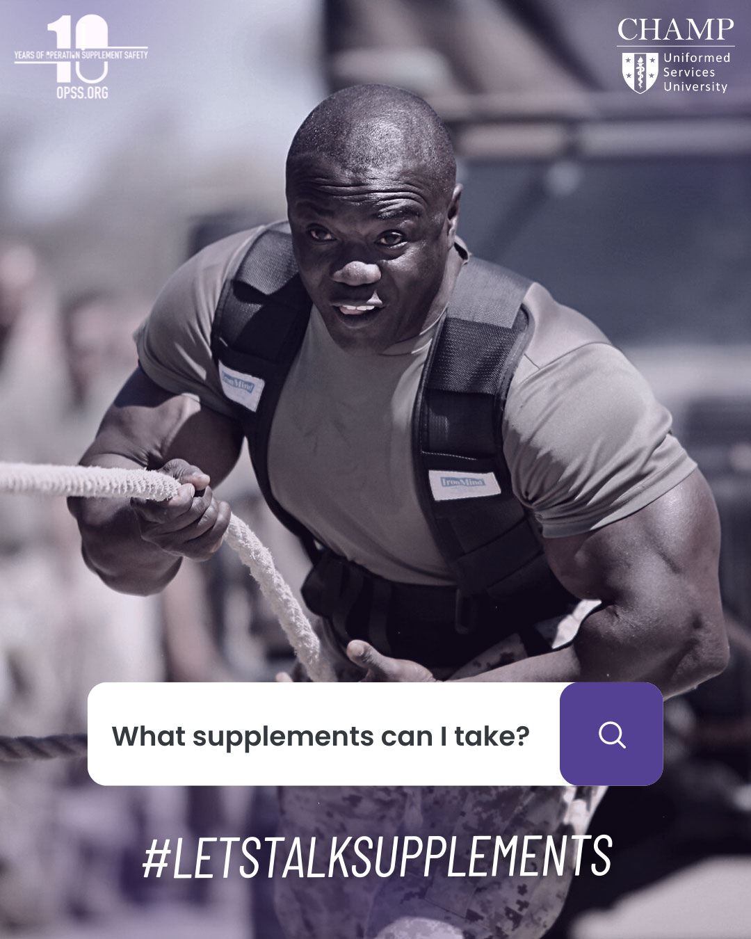 What supplements can I take? Military Service Member #letstalksupplements