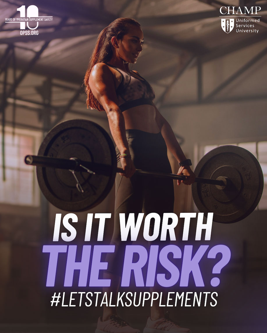 Is it worth the risk? Let's talk supplements.