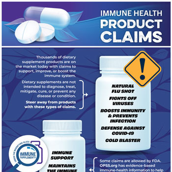 Immune Health Product Claims Handout