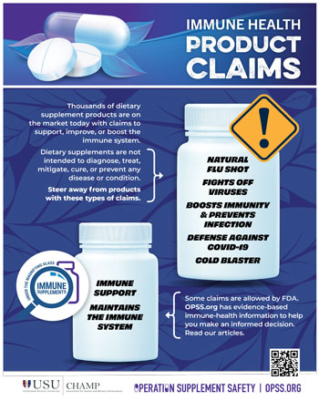 Immune Health Product Claims Handout
